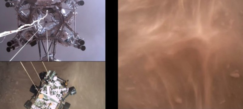 Watch the Perseverance Rover land on Mars
